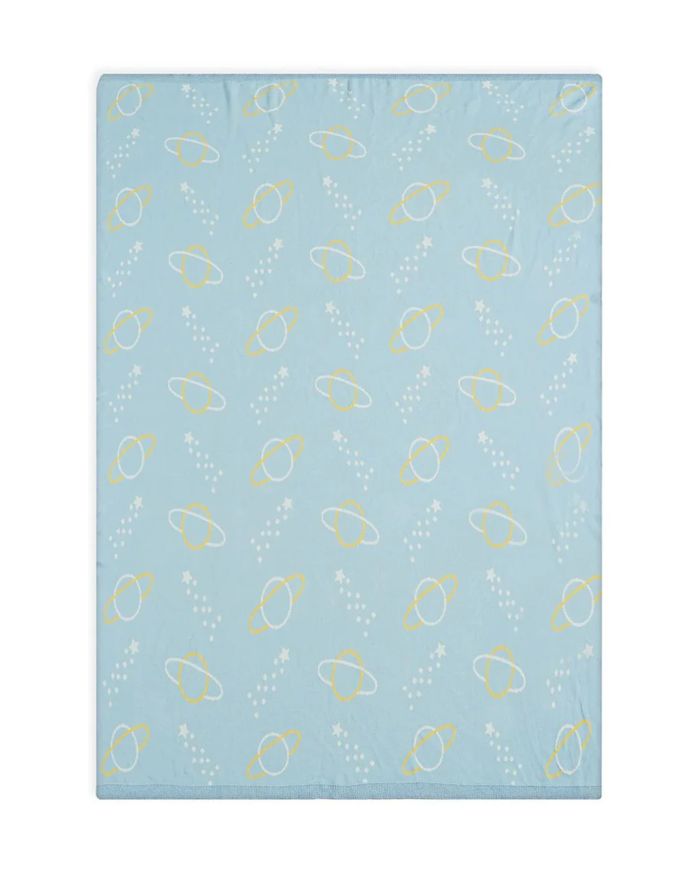 Mi Arcus Mini Me Knitted Baby Blanket-100% Cotton-Blue-For 2 to 6Y - Image 4