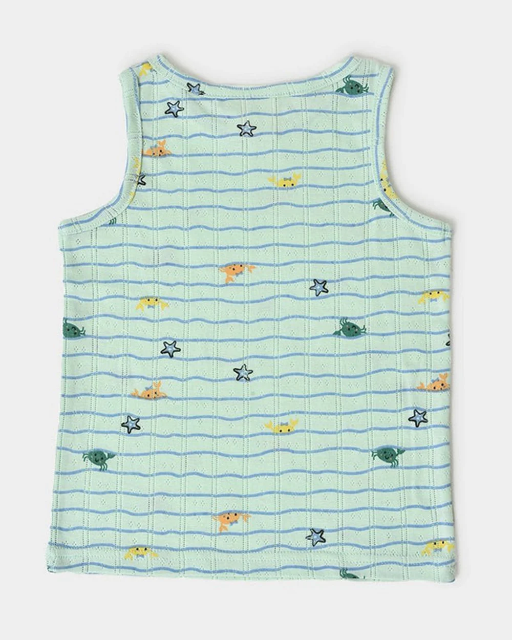Mi Arcus Mint Vest-Sea Worlds-Cotton-Pack of 2-For Infants - Image 4
