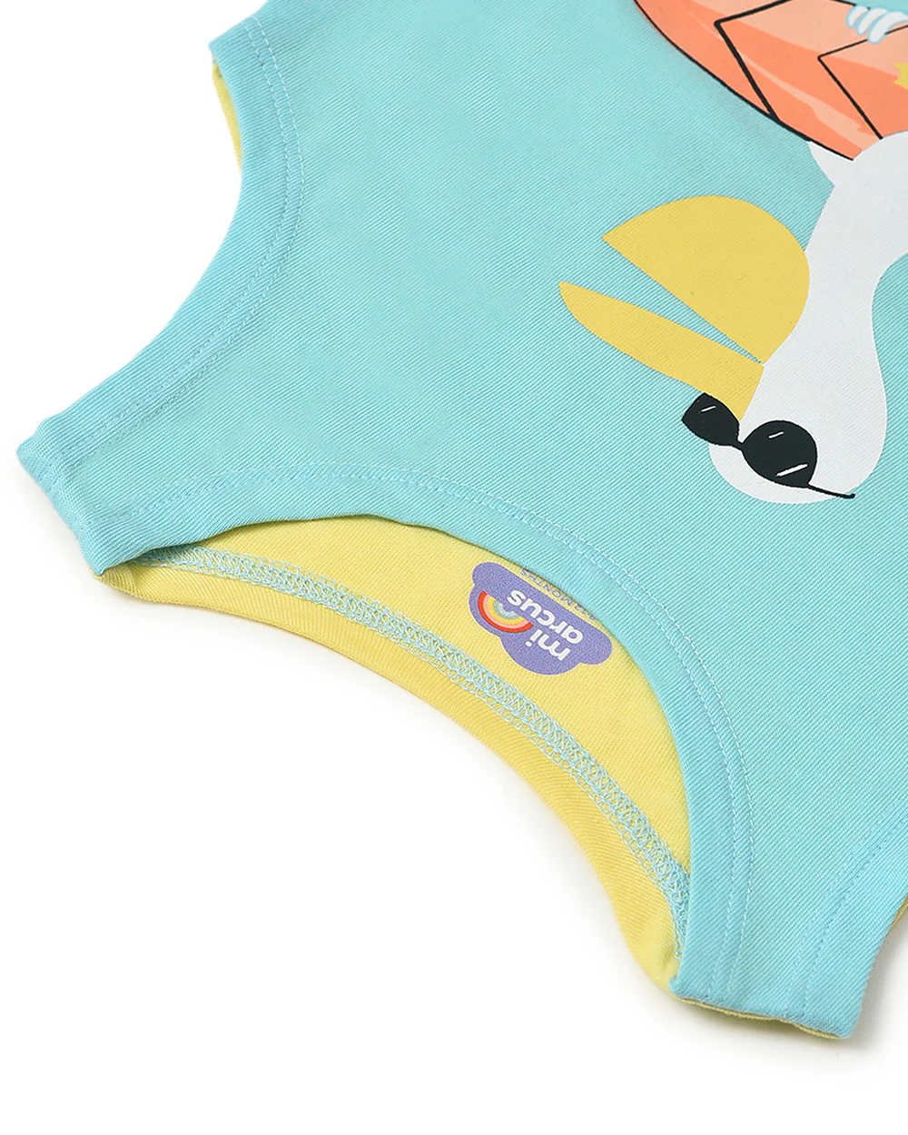 Mi Arcus Multicoloured Vests-Printed-Cotton-Pack of 3-For Infants - Image 11