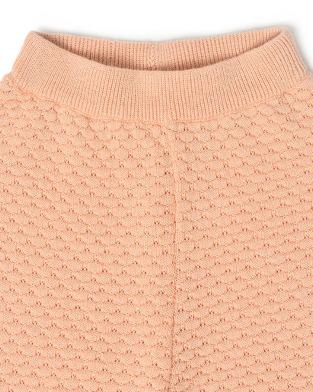 Mi Arcus Peach Sweater with Pajama-Solid-Cotton-For Infants - Image 10