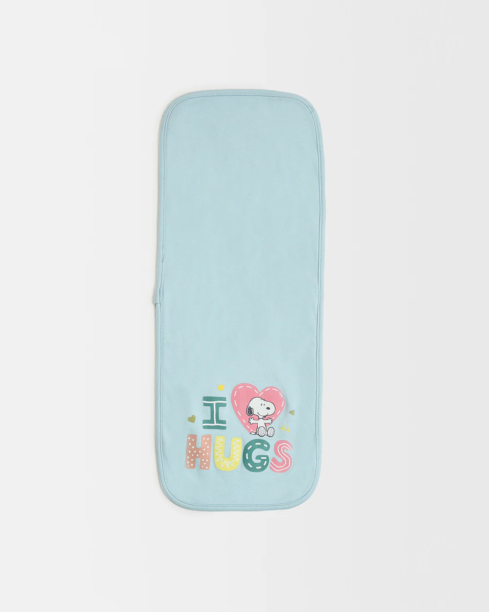 Mi Arcus Peanuts White & Blue Burp Cloth-100% Cotton-Pack of 2-For Infants - Image 3