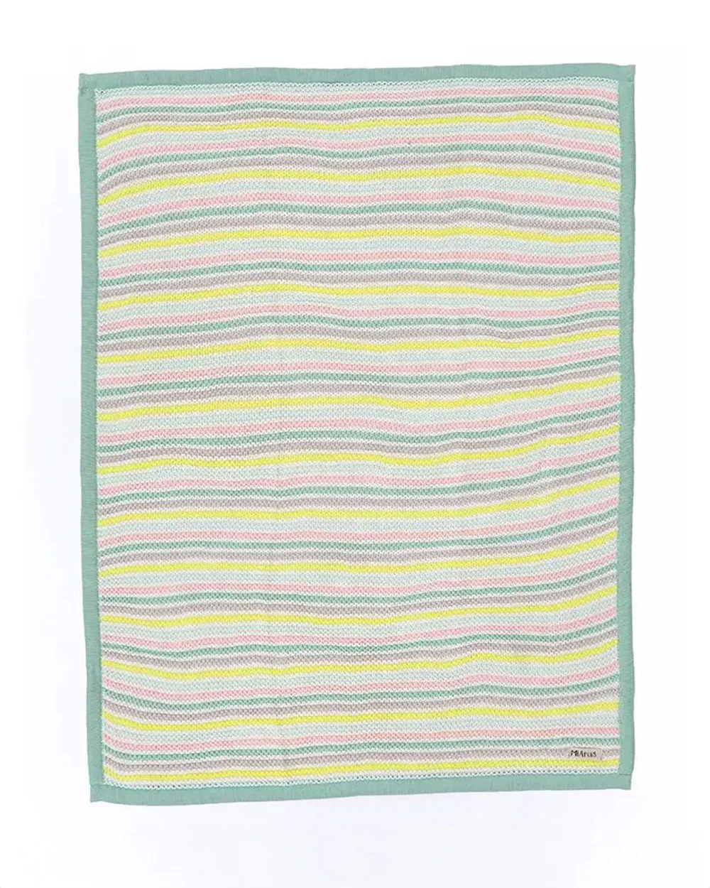 Mi Arcus Pearl Knitted Baby Blanket-Ultra Soft 100% Cotton-Multicolor-For Infants - Image 4