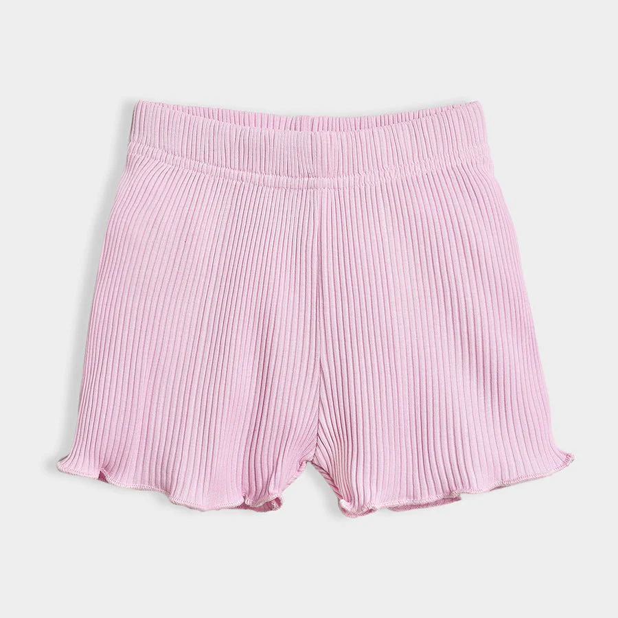 Mi Arcus Pink Coord Set-Solid-Cotton-For Infants - Image 9