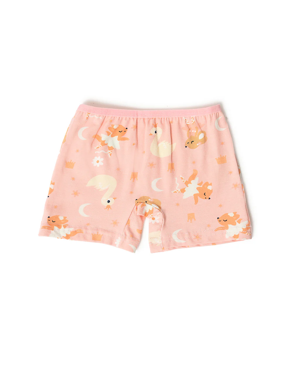 Mi Arcus Pink Tank Top and Shorts-Printed-Cotton-For Infants - Image 4