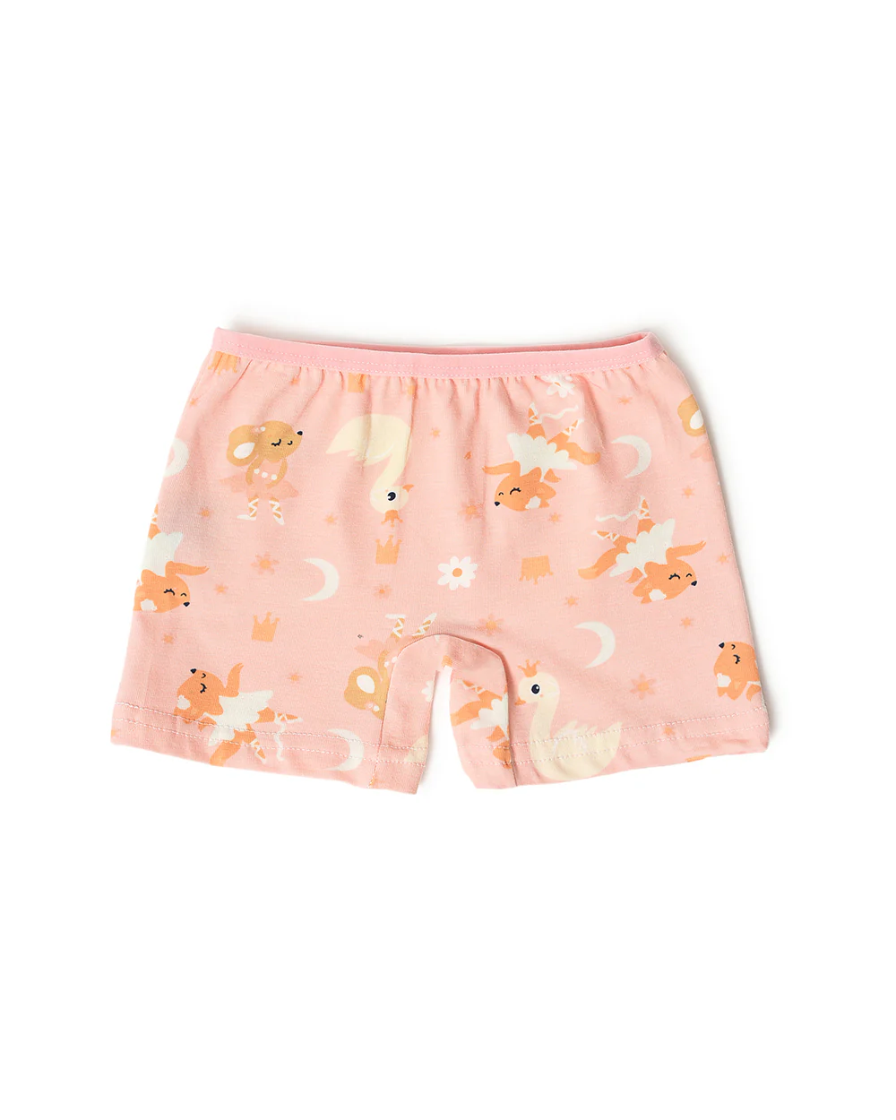Mi Arcus Pink Tank Top and Shorts-Printed-Cotton-For Infants - Image 5