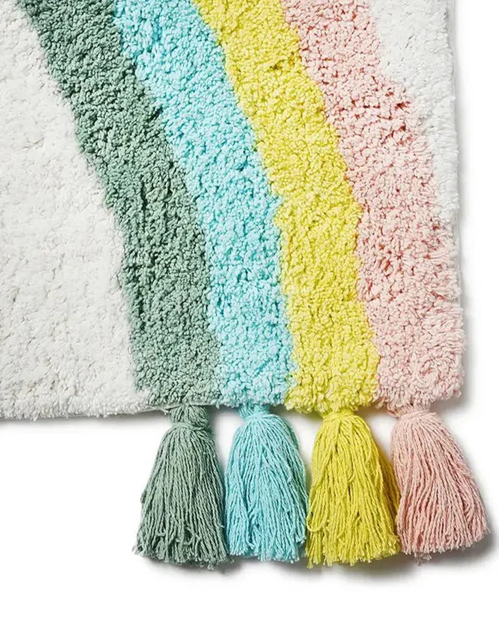 Mi Arcus Rainbow Knitted Best Baby Bath Mat-With Anti-Skid Base-Arcus - Image 3