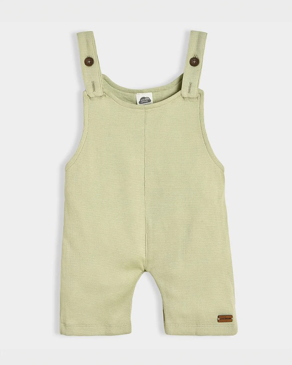 Mi Arcus Sage Green Dungaree With T-shirt-Cotton-Printed-For Infants - Image 6