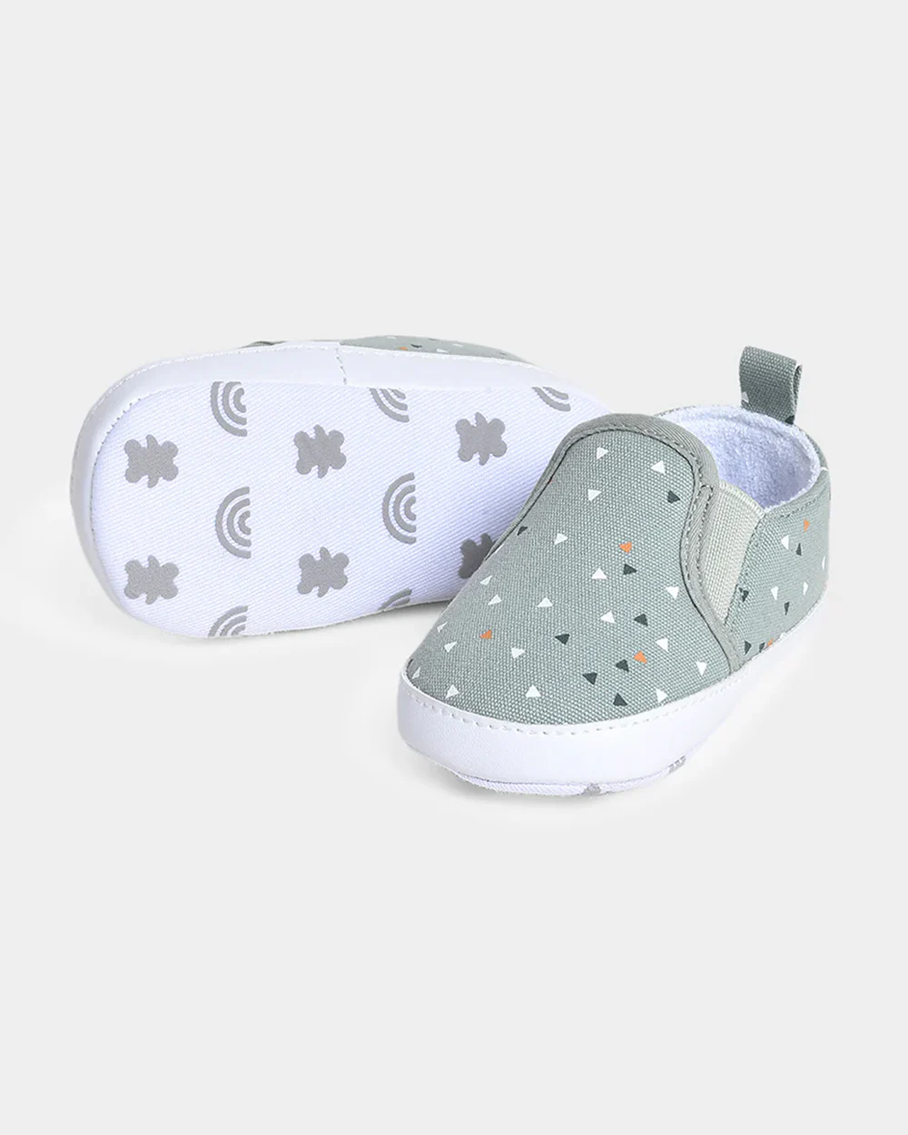 Mi Arcus Sage Green Slip On Pre-Walker Shoes-For Infants - Image 5