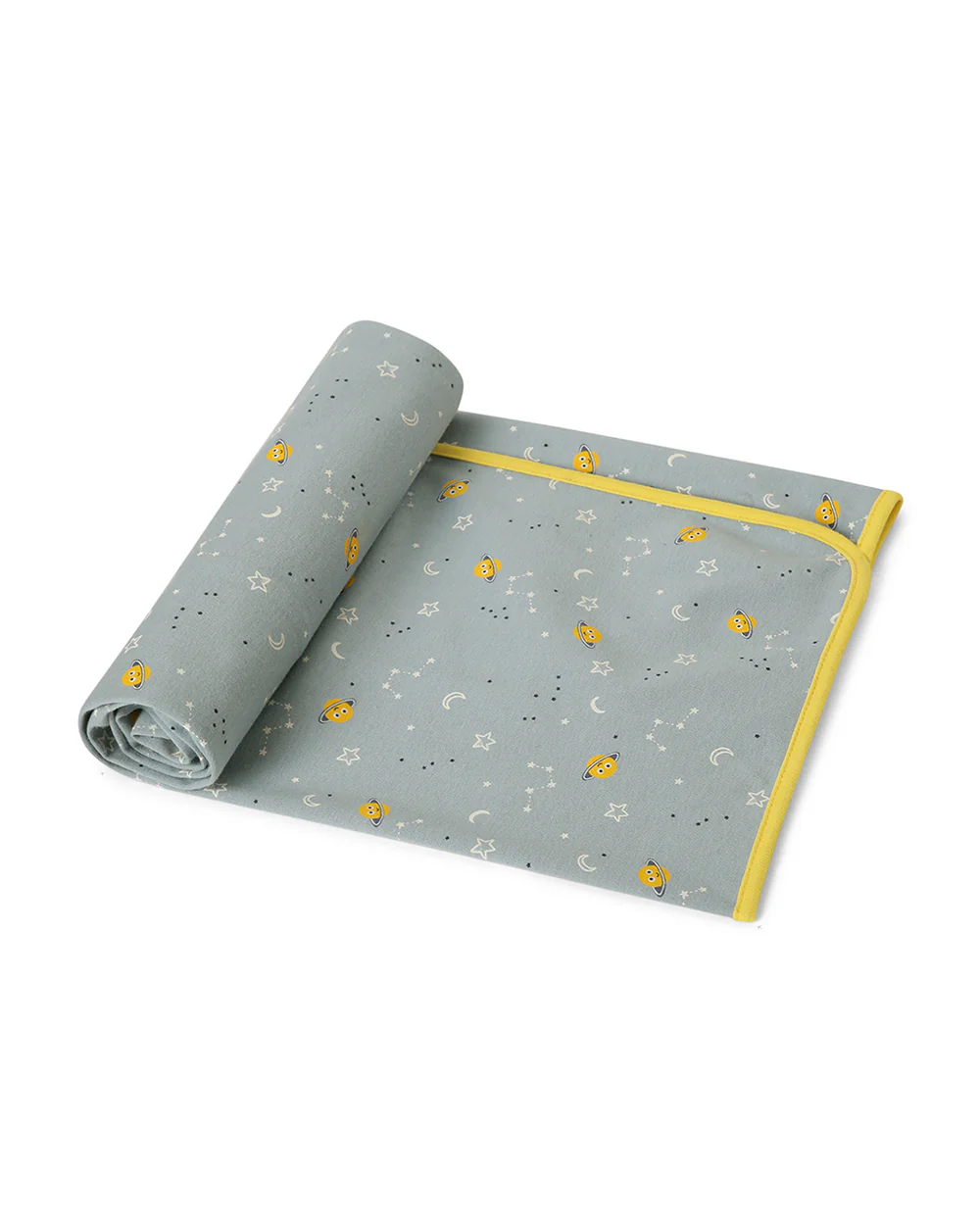 Mi Arcus Slumber Mattress Protector-Lightweight & Soft-With Waterproof TPU Lamination-Blue-For Infants
