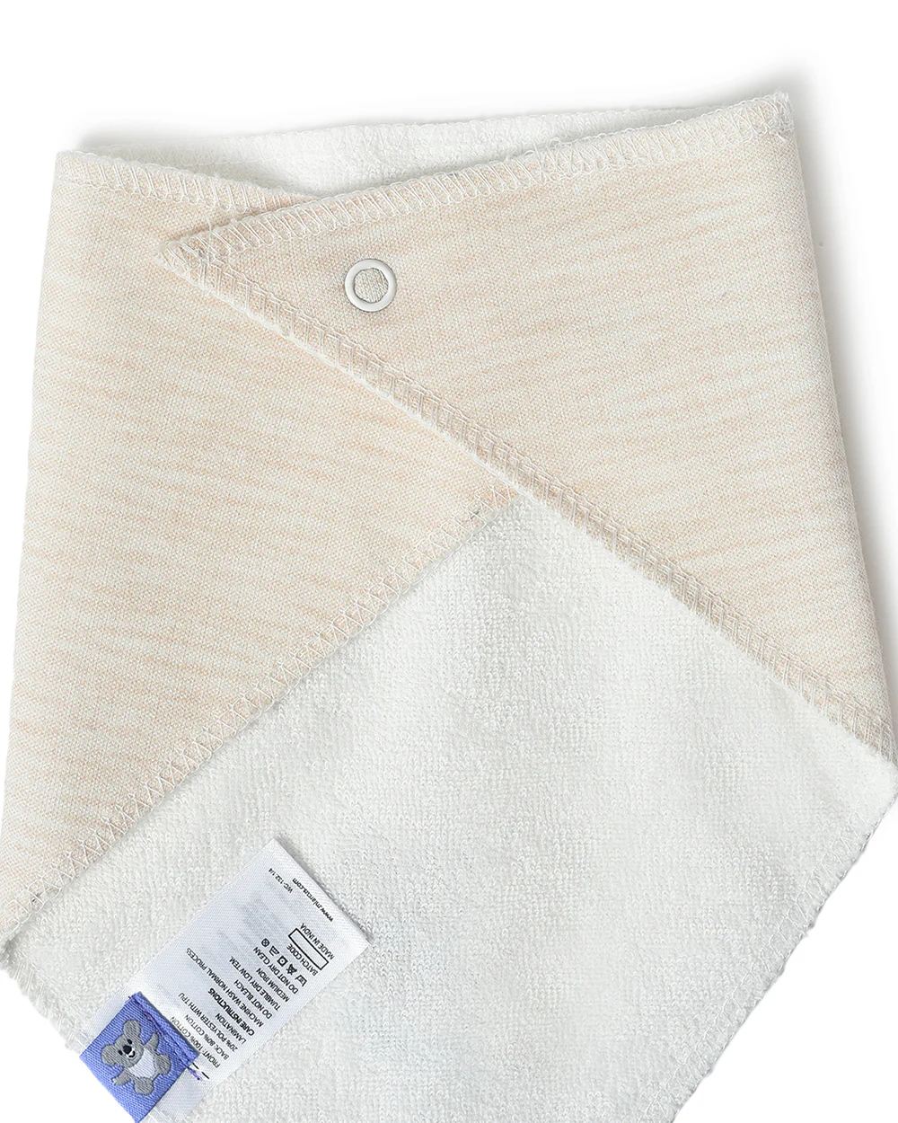 Mi Arcus Triangle Drool Bibs-Cuddle-Cotton-0 to 3M-Pack of 3-For Infants - Image 10
