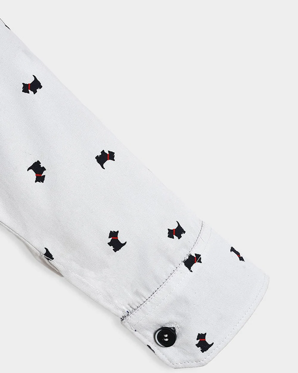Mi Arcus White & Black Shirt-Cotton-Printed-For Infants - Image 6