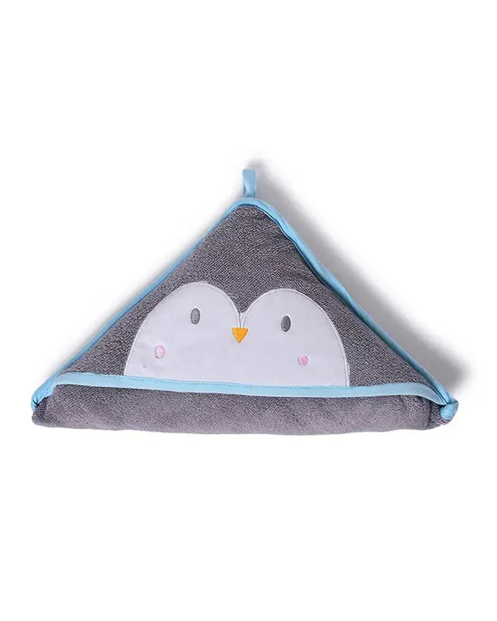 Mi Arcus Winter Wonderland Hooded Baby Bath Towel-100% Cotton-Penguin Face - Image 4