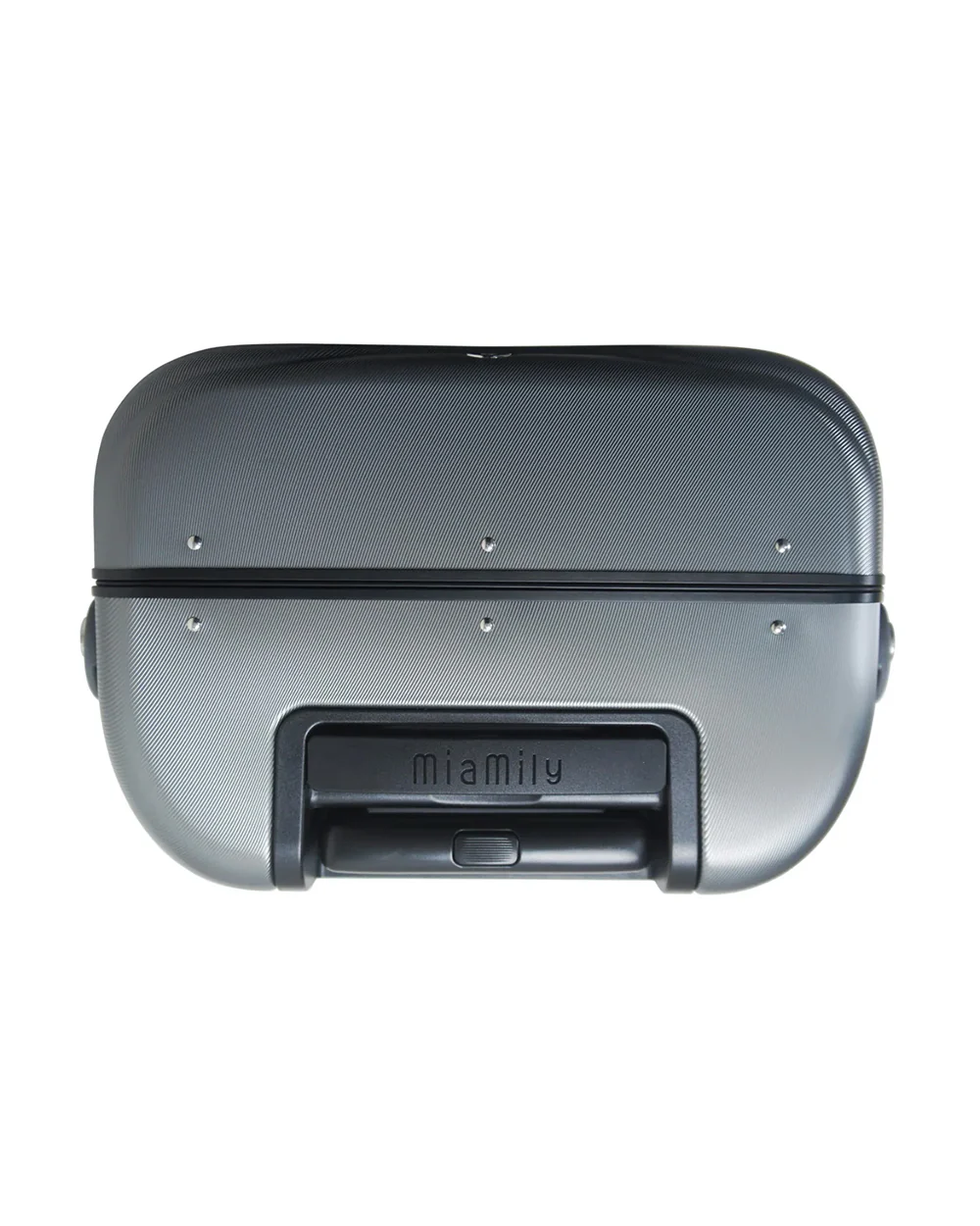 Miamily Charcoal Grey Ride On Trolley Carry On Luggage-Swiss Design-with 3 Digit Lock and Built in Seat for Kids & Adults - Image 11