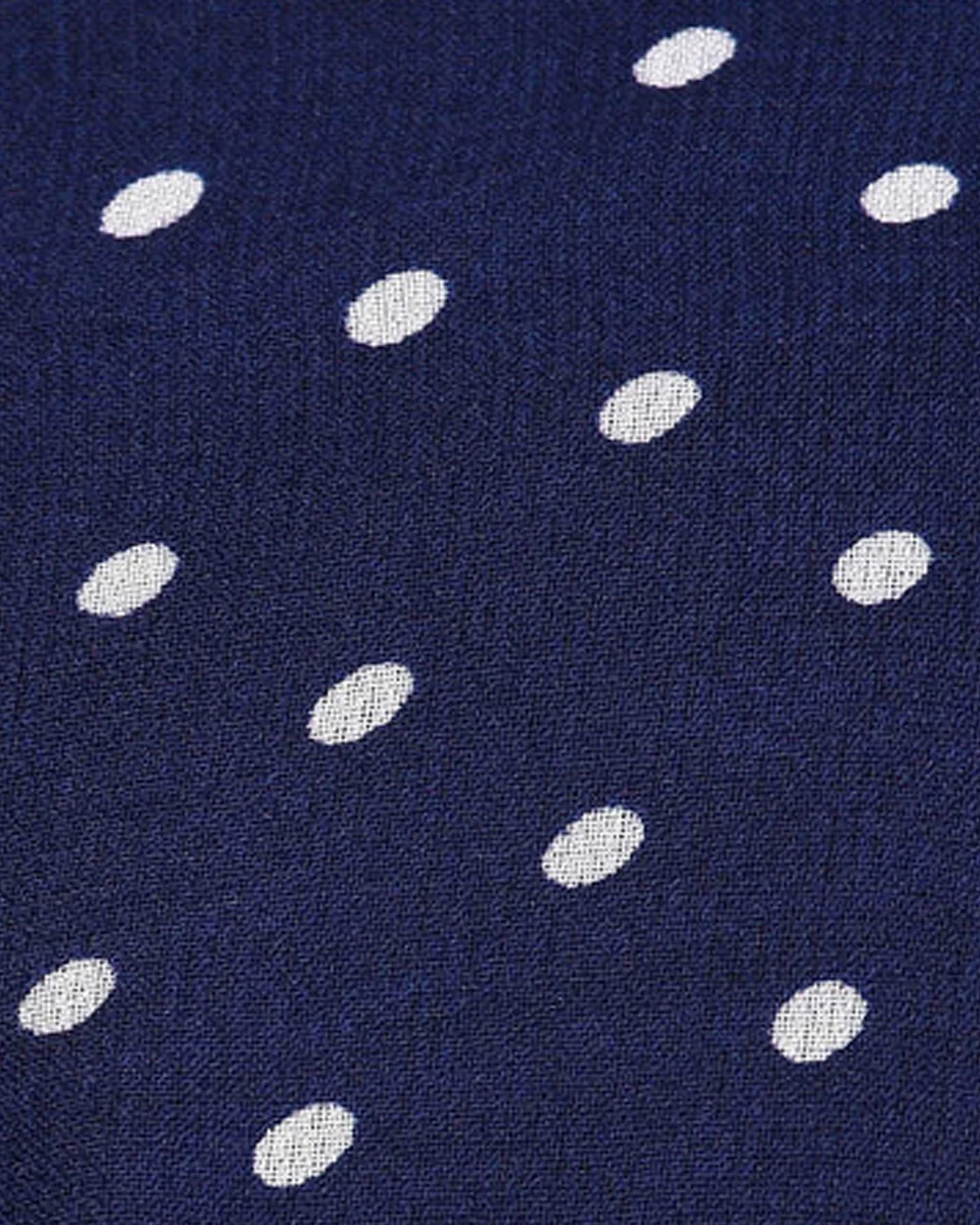 Mine4Nine Navy Blue Maternity Nursing Dress-Polka Dots Print-Rayon-Round Neck-Bump Friendly - Image 5
