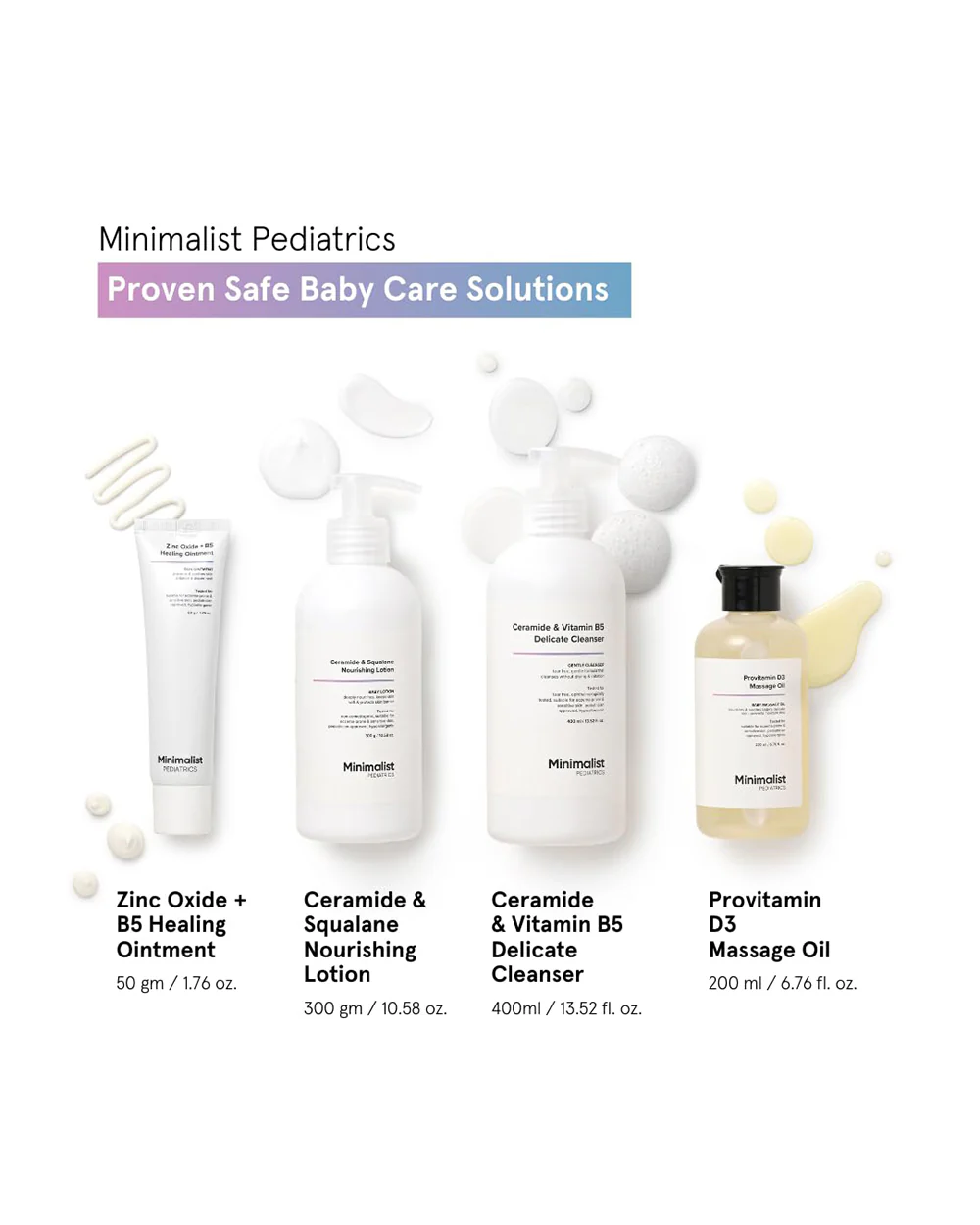 Minimalist Ceramide & Squalane Nourishing Baby Lotion-With Allantoin & Oatmeal Extract - Image 10
