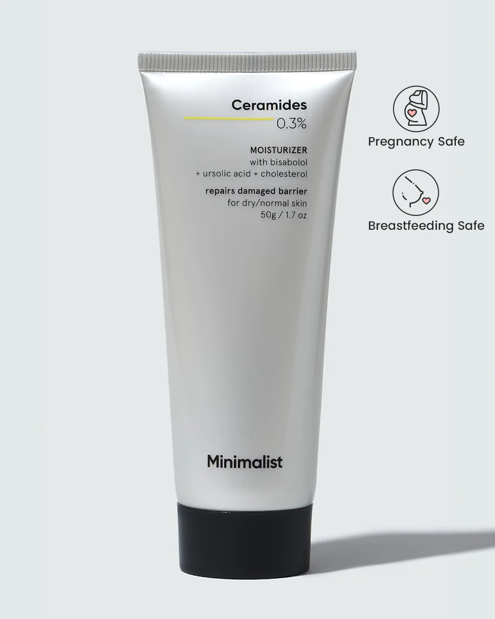 Minimalist Glow & Even Skin Tone Routine-For Dark Spots & Pigmentation-Oat Extract Gentle Cleanser+10% Vitamin C Face Serum+Ceramide Face Moisturizer+SPF 60 PA++++Sunscreen - Image 13