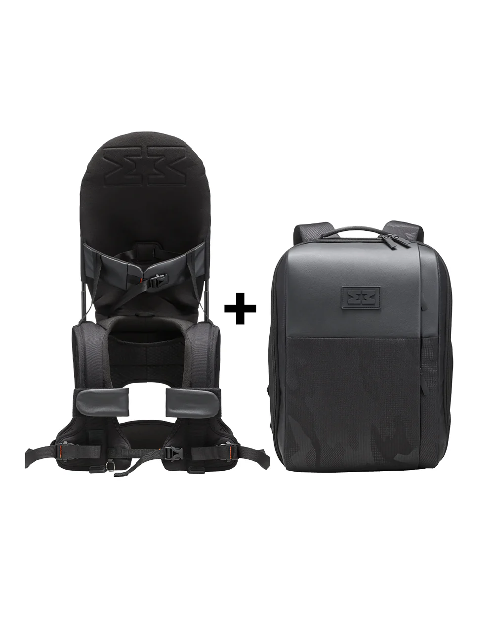 MiniMeis G5 Multipurpose Travel Backpack & Baby Shoulder Carrier-All In One Hero Parent Backpack With Baby Seat Solution-Black