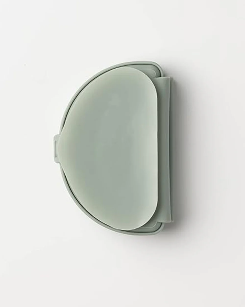 Miniware Silifold-Sage Green-Foldable Plate-With Suction Base & 2 Divided Sections-For Feeding Infants - Image 4
