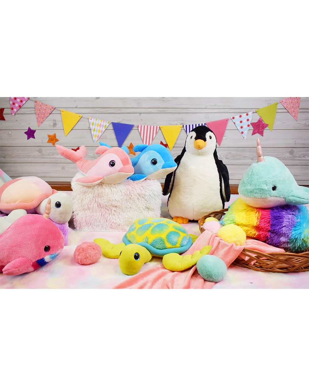 Mirada Green Turtle With Glitter Eye Stuffed Soft Toy-Plush Cuddly Toy For Newborn - Image 5