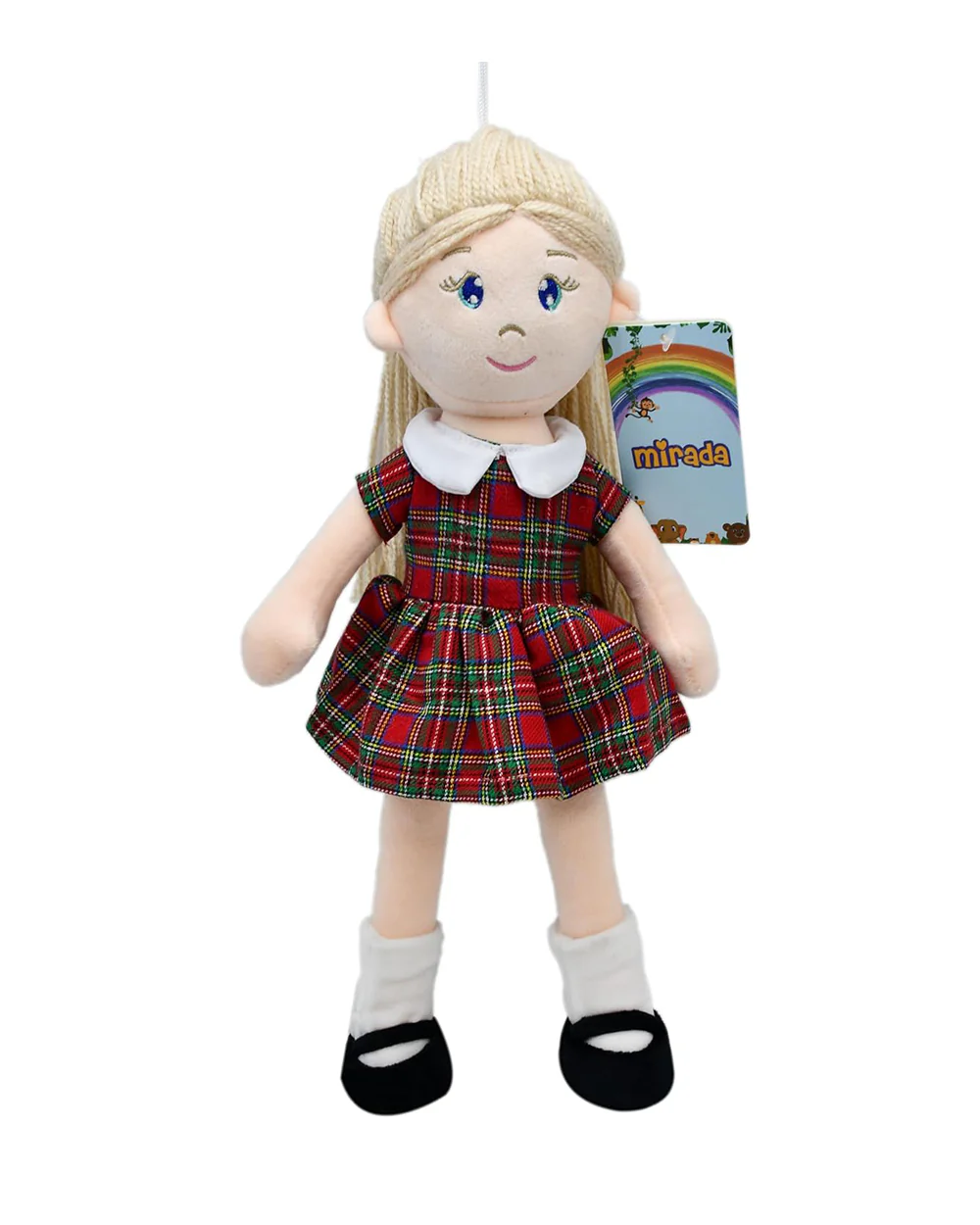 Mirada Mia School Girl Doll Stuffed Soft Toy-Plush Cuddly Toy For Newborn - Image 2