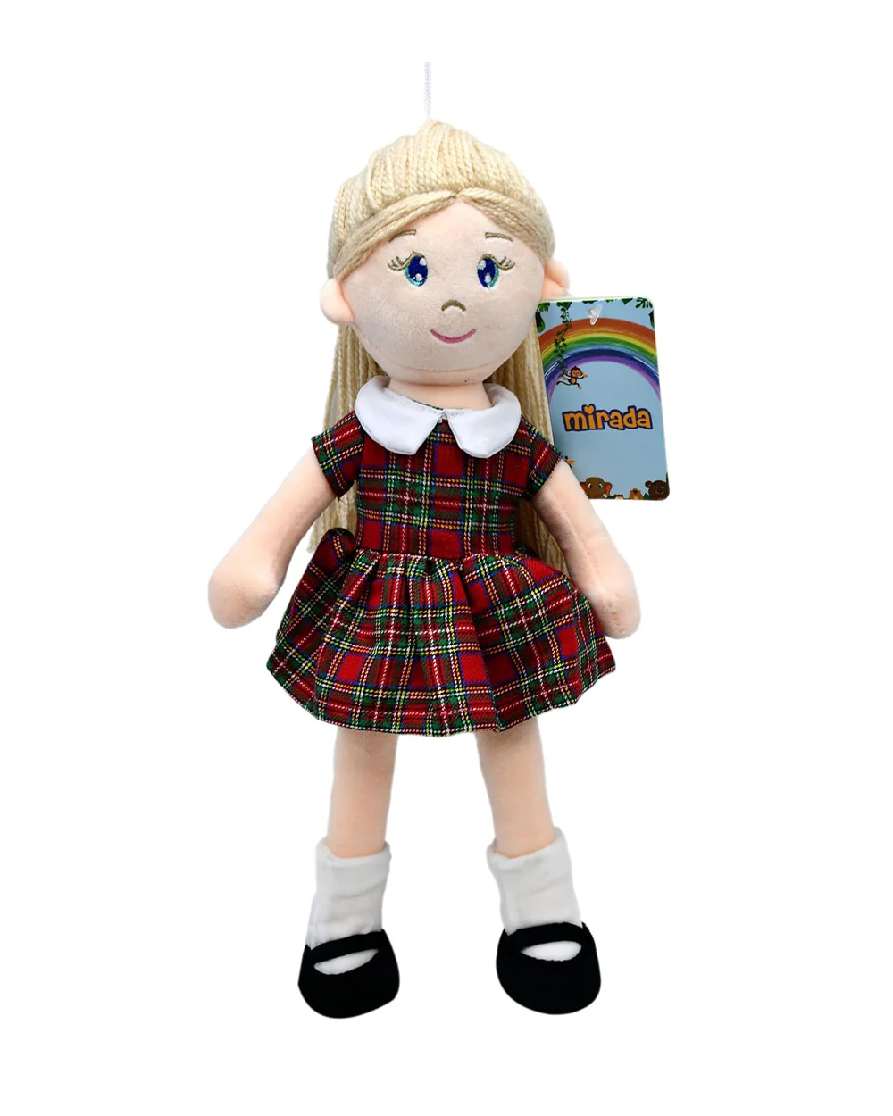 Mirada Mia School Girl Doll Stuffed Soft Toy-Plush Cuddly Toy For Newborn - Image 5