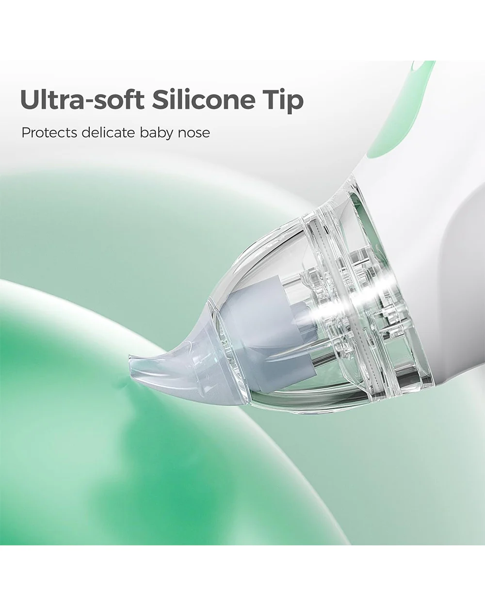 Momcozy Baby Nasal Aspirator Neti Pot-Lightweight & Portable-With 3 Adjustable Suction Levels & Self Cleaning Function-0 to 2Y-For Infants - Image 15