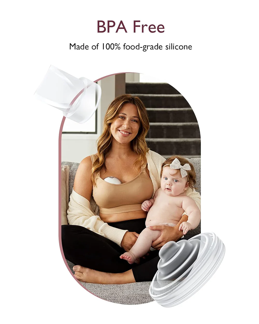 Momcozy Silicone Diaphragm and Duckbill Valve for M5 Breast Pumps-Breast Pump Replacement Accessories-Only compatible with Momcozy M5 Breast Pump - Image 3