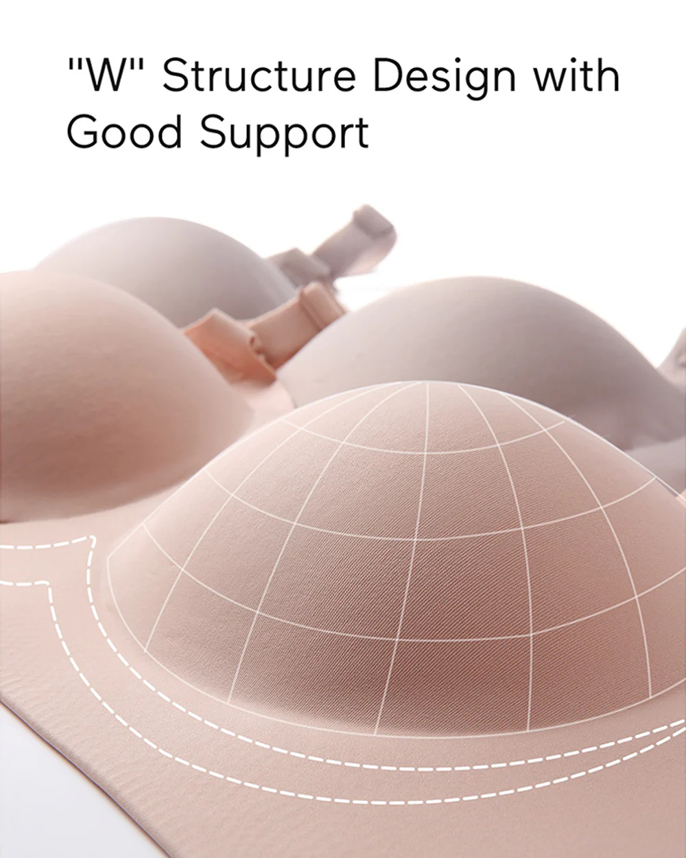 Momcozy Ultra Soft & Omni Maternity Nursing Bra-Wire Free & Padded-Front Clasps-Full Coverage-Skin - Image 4
