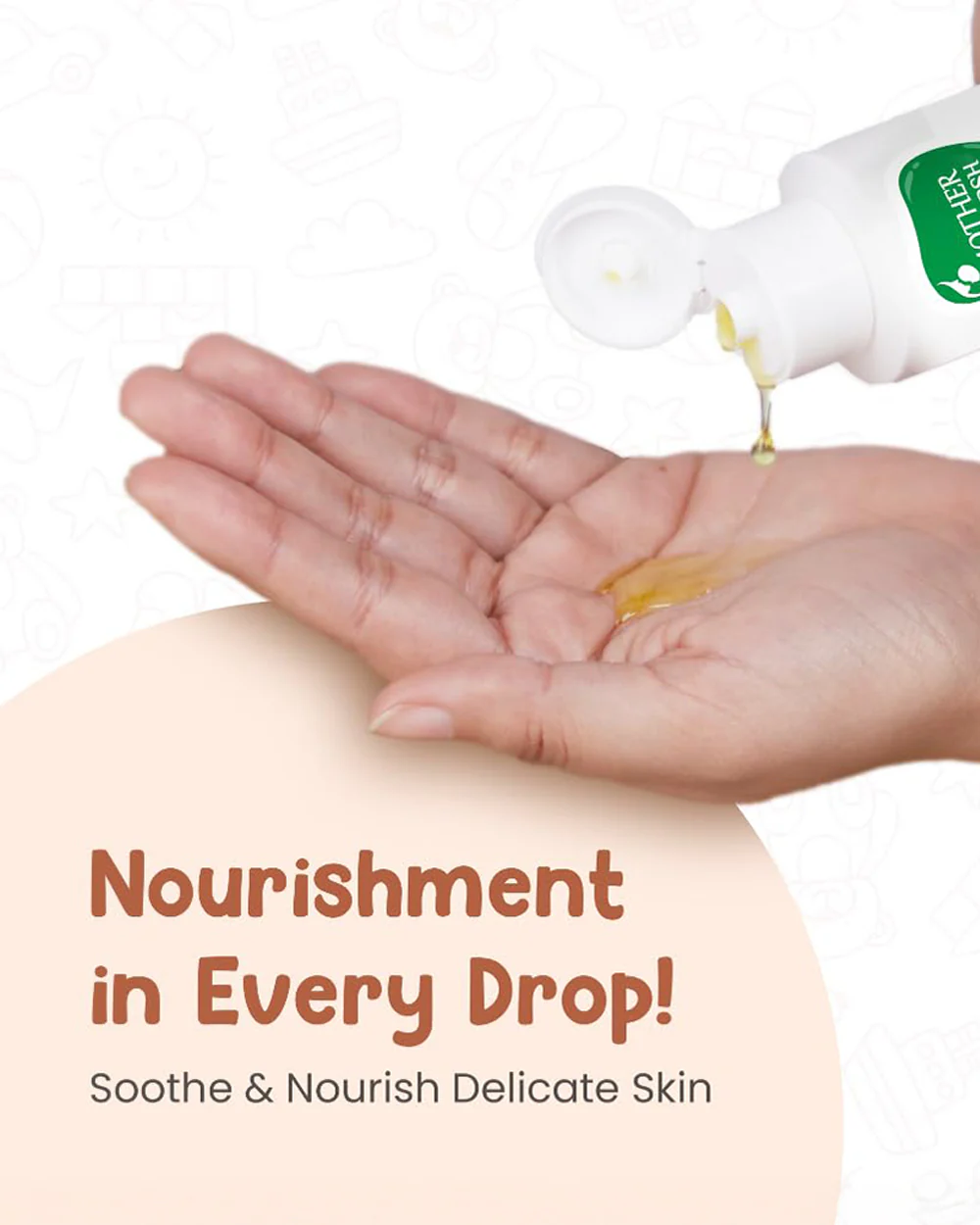 Mother Sparsh Nourishing Baby Massage Oil-With Almond & Olive - Image 4