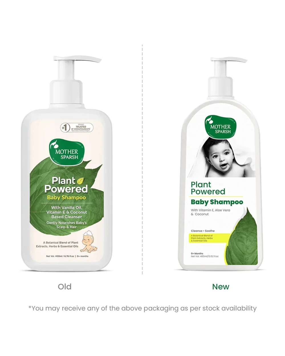 Mother Sparsh Plant Powered Baby Shampoo-With Aloe Vera & Coconut - Image 2