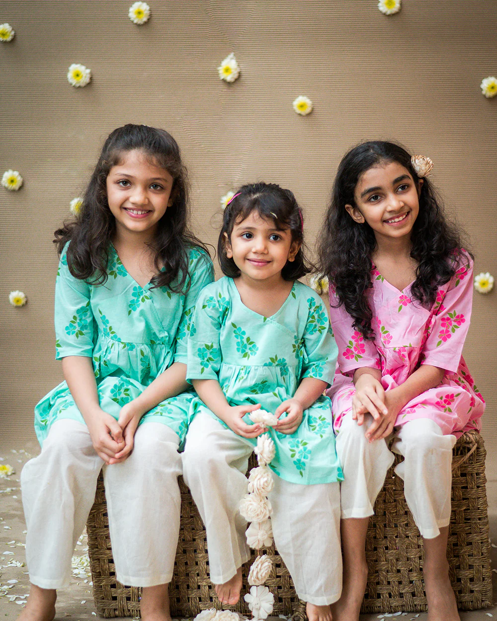 Mouse in the house Pink Kurta Set-Lane of Happiness-Cotton-For Infants - Image 7