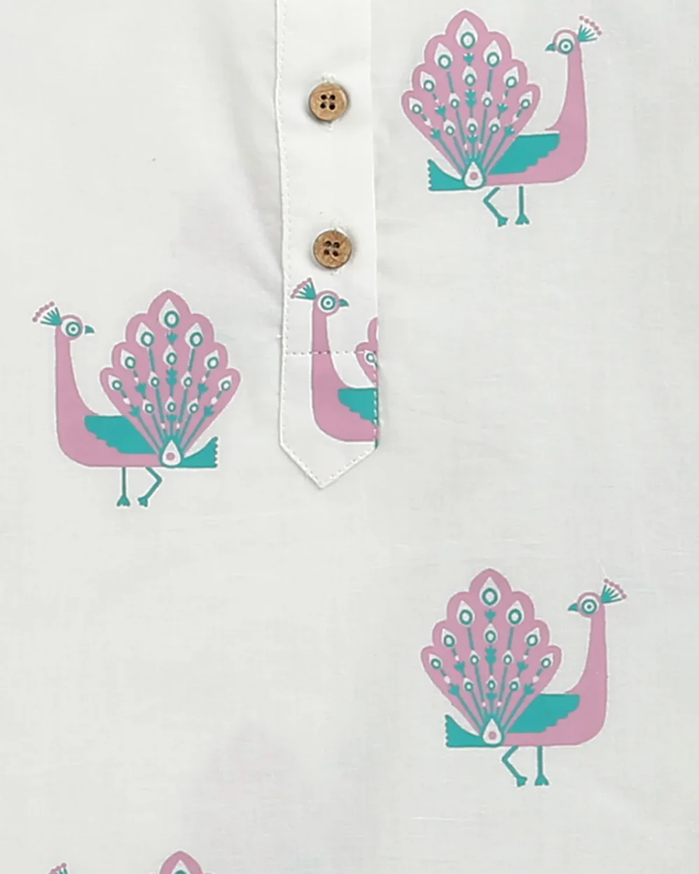 Mouse in The House T-shirt & Shorts Set-The Magestic Peacock-Cotton-For Infants - Image 10