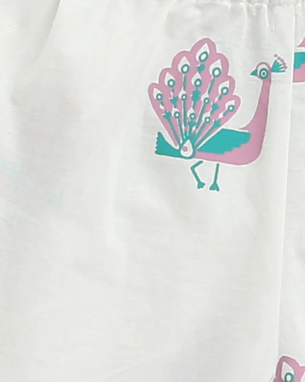 Mouse in The House T-shirt & Shorts Set-The Magestic Peacock-Cotton-For Infants - Image 12