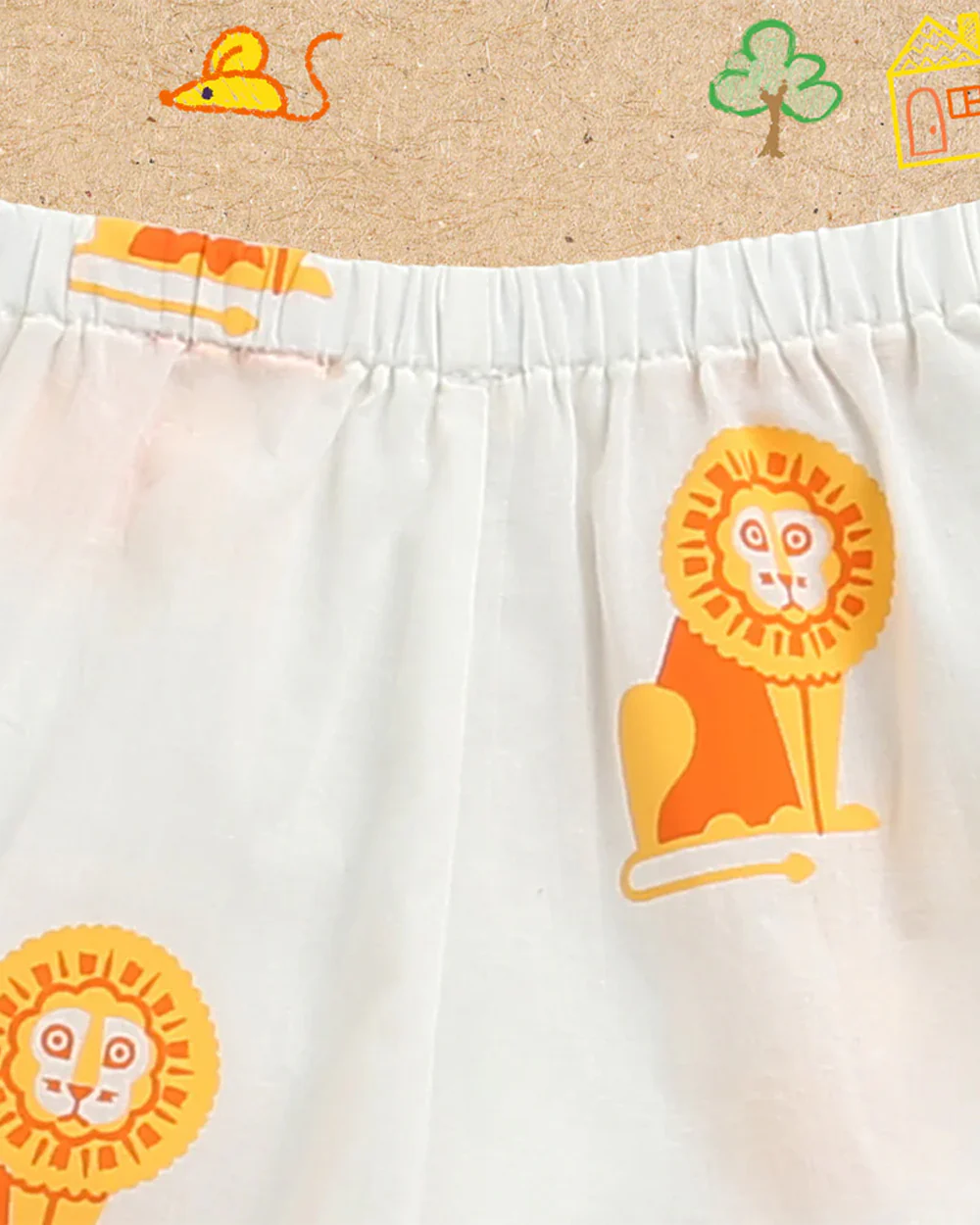 Mouse in The House T-shirt & Shorts Set-The Regal Lion-Cotton-For Infants - Image 12