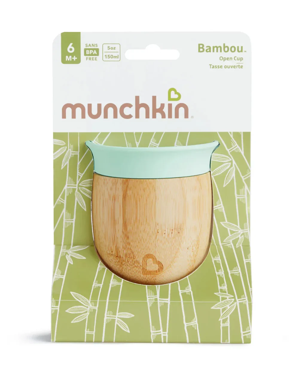 Munchkin Bambou Open Cup-360 Degree Edge-Non Toxic-147 ml-Brown-For Infants - Image 8