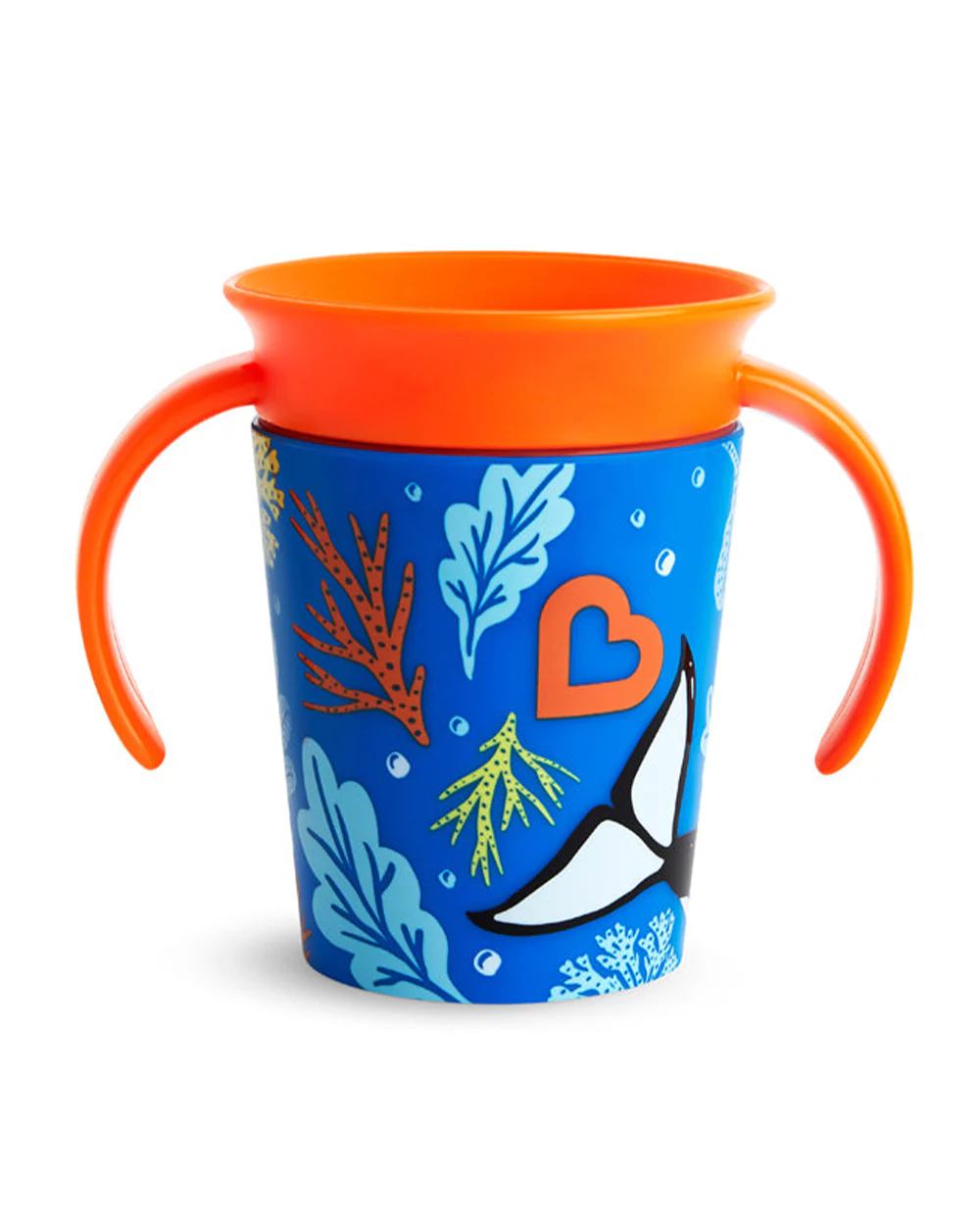 Munchkin Miracle 360 Degree WildLove Trainer Cup-Orca-Auto Flow Stop-For Infants - Image 3