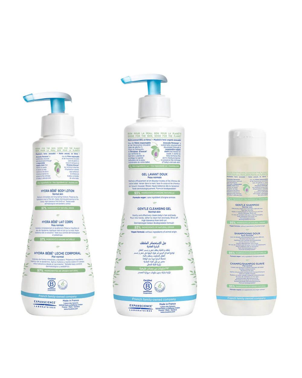 Mustela Bathtime Essentials Newborn Gift Set-Pack of 3-Bathing Set For Baby Shower - Image 4