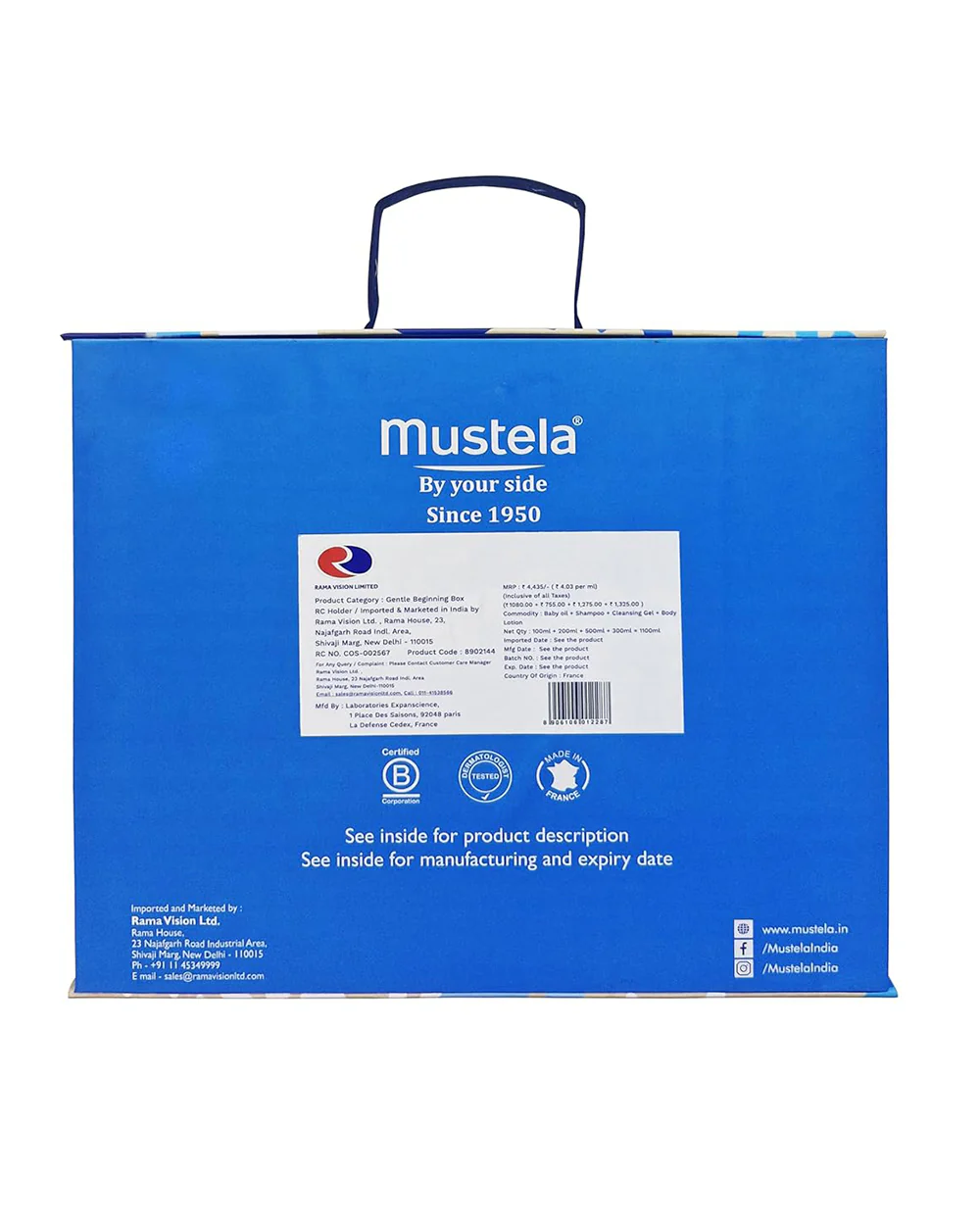 Mustela Gentle Beginning Newborn Gift Set-Pack of 4-Bathing Set For Baby Shower - Image 5