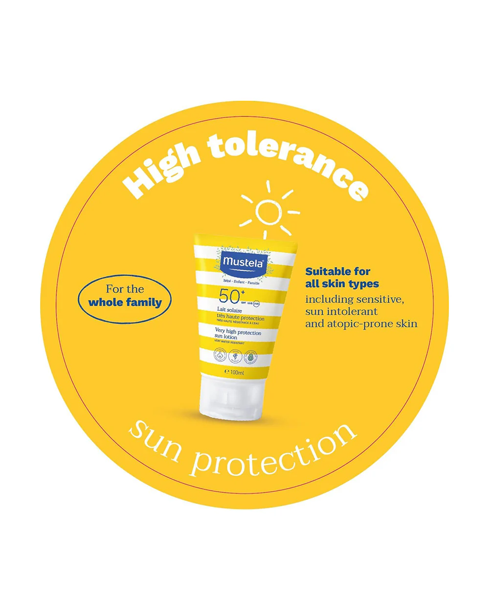 Mustela High Protection SPF 50+ Baby Sunscreen-With Avocado-Stays Effective in Water - Image 8