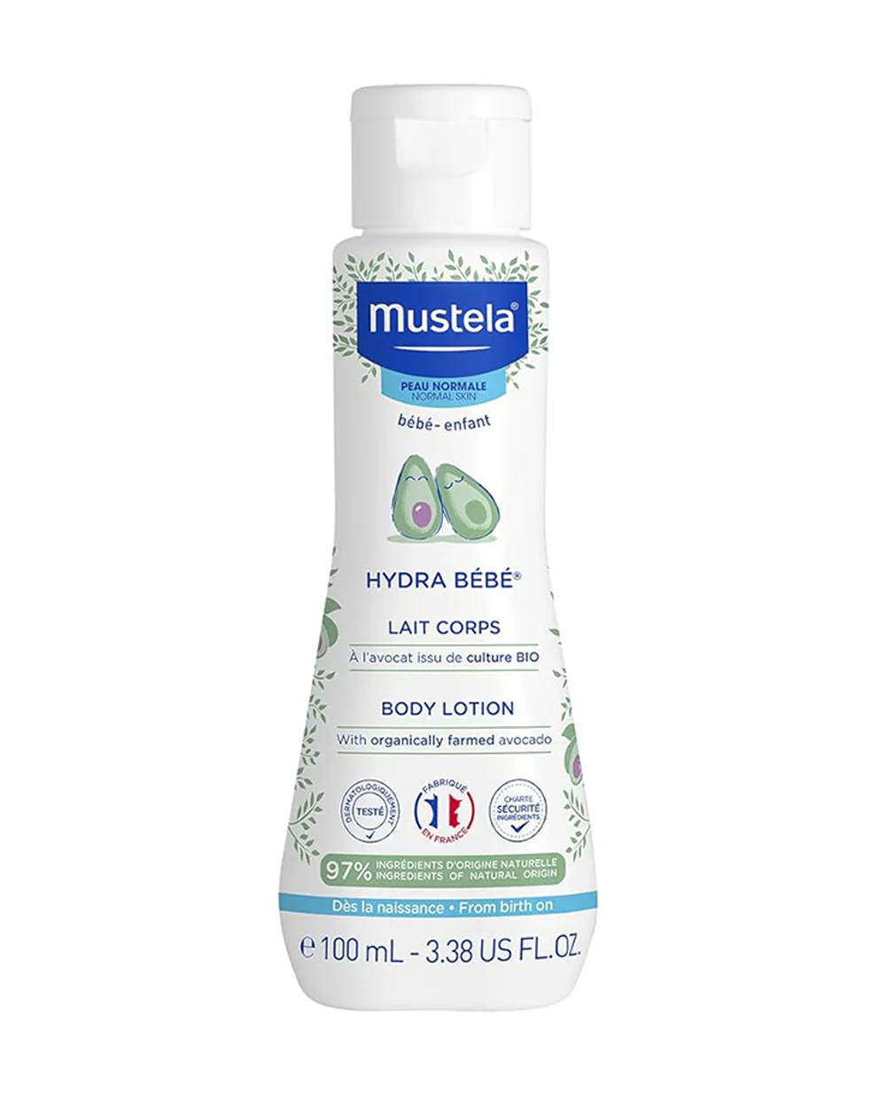 Mustela Hydra Bebe Baby Lotion-With Avocado-Hydrates & Strengthens Skin Barrier-Dermatologically Tested & Safe From Birth On - Image 13