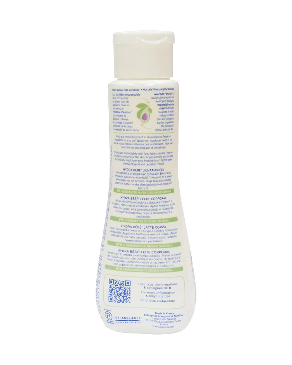 Mustela Hydra Bebe Baby Lotion-With Avocado-Hydrates & Strengthens Skin Barrier-Dermatologically Tested & Safe From Birth On - Image 14