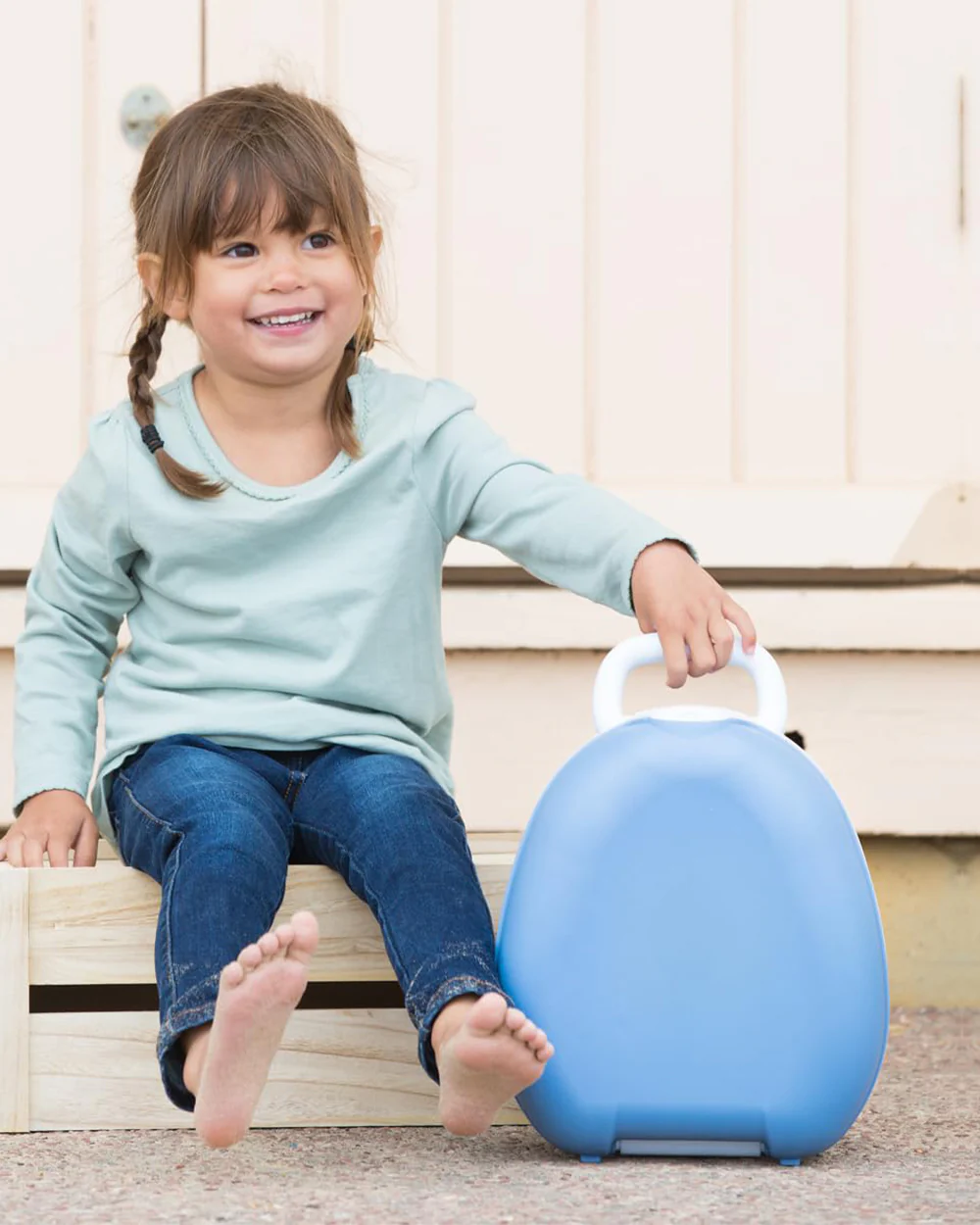 My Carry Potty Ocean Portable Potty Chair-With Water Tight Seal-Extra Tall Splash Guard & Non Slip Feet-15M+ - Image 4