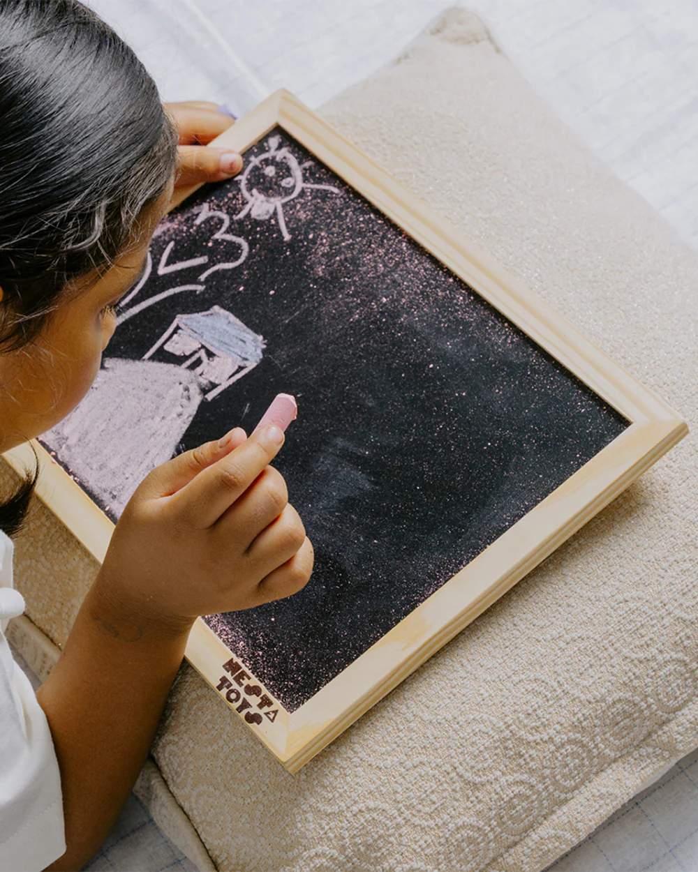 Nesta Toys Double Sided Blackboard Slate-Art & Craft Kit-Enhances Creativity-6M+ - Image 7