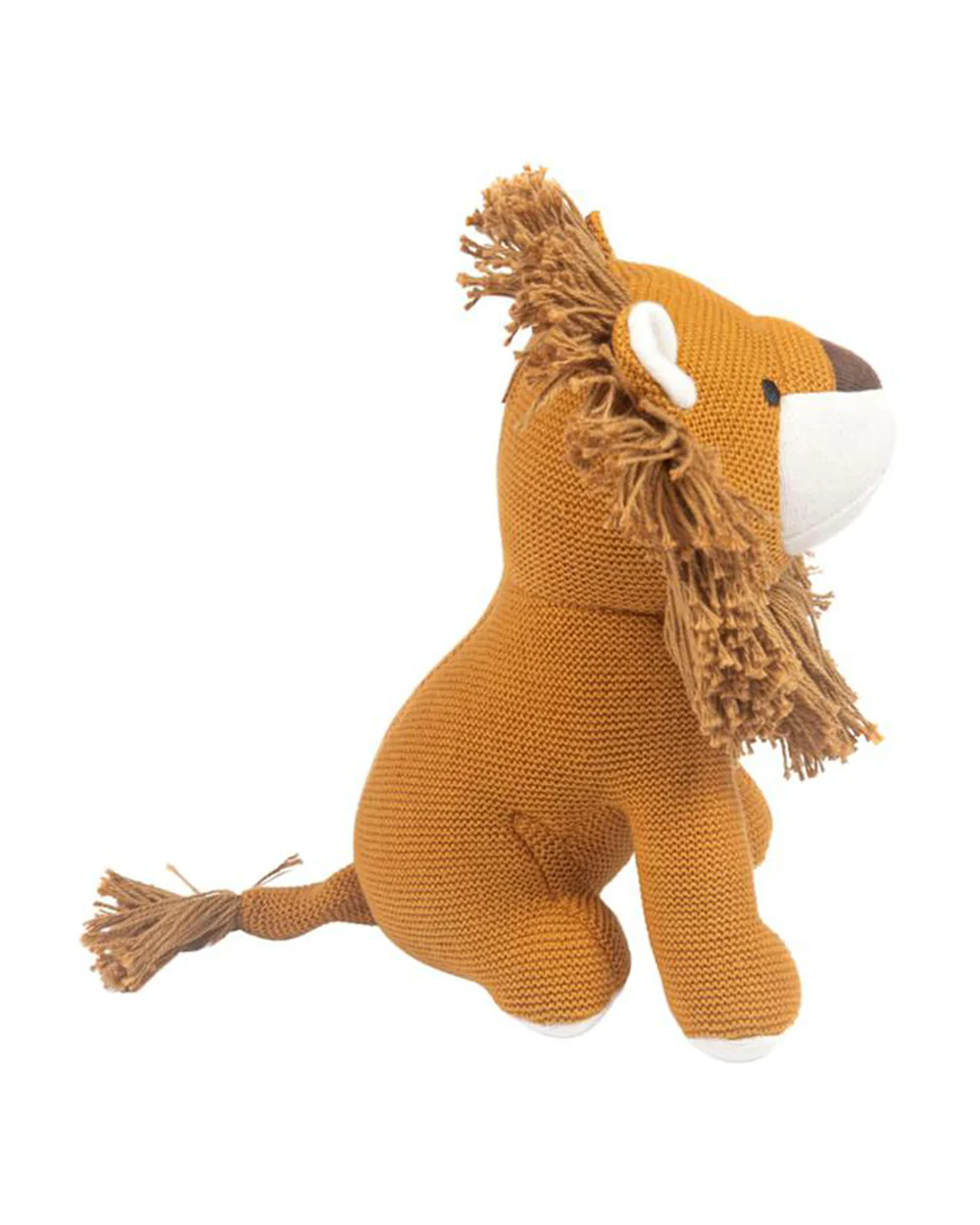 Nesta Toys Leo The Lion-Knitted Cotton Soft Toy-Encourages Imaginative Play-0M+ - Image 5