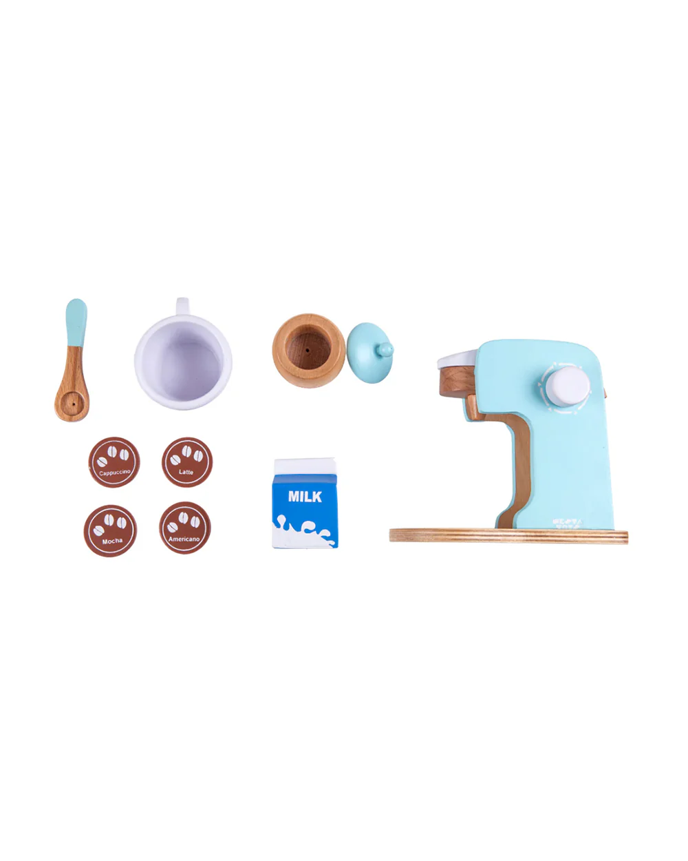 Nesta Toys Wooden Coffee Maker-Pretend & Play Toy-24M+ - Image 6