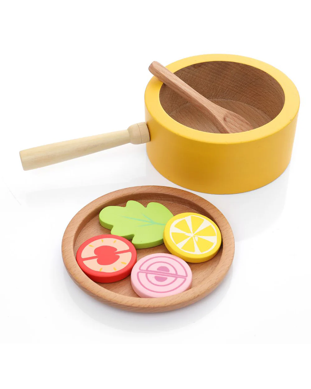 Nesta Toys Wooden Gas Stove & Cooking Set 10 Pcs-Pretend & Play Toy-24M+ - Image 7