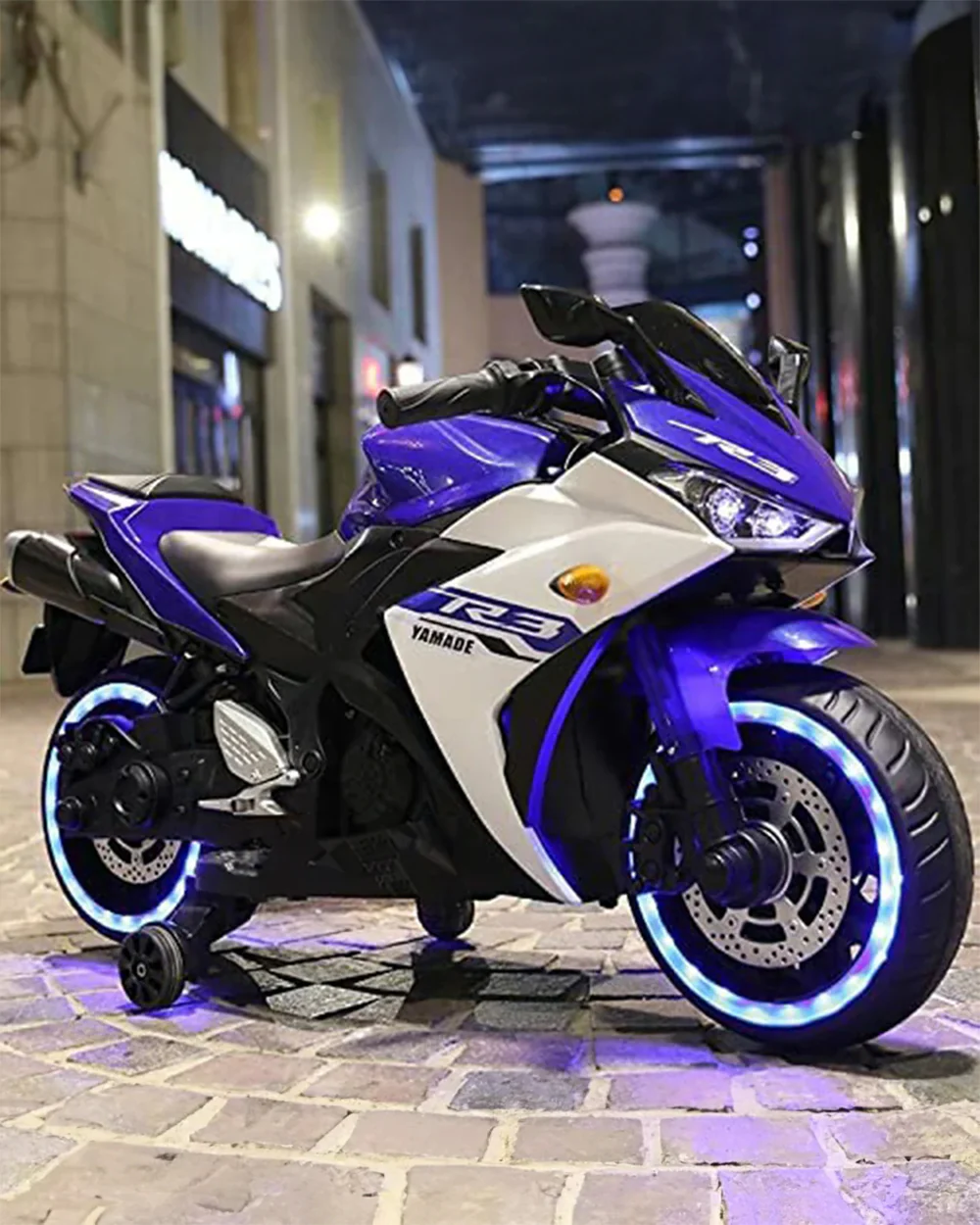 Nexus Bike R3 for Kids with Rechargeable Battery Operated Ride on for Boys and Girls-For 3 to 8 yrs-Blue - Image 6