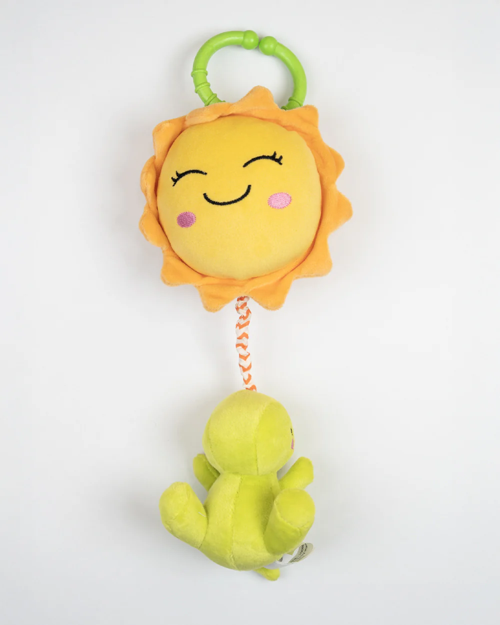 nuluv Dino Musical Toy-Plush Sunflower-Smooth Edges BPA and PVC Free-Multicolor-3M+ - Image 2