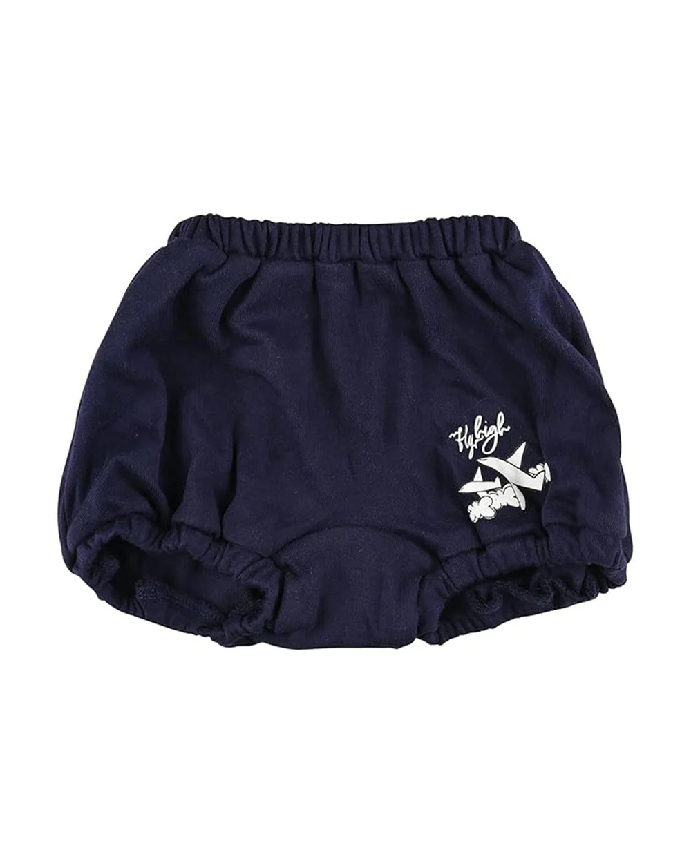nuluv Navy Blue & White Bloomers-Printed-Cotton-Pack of 2-For Infants - Image 2