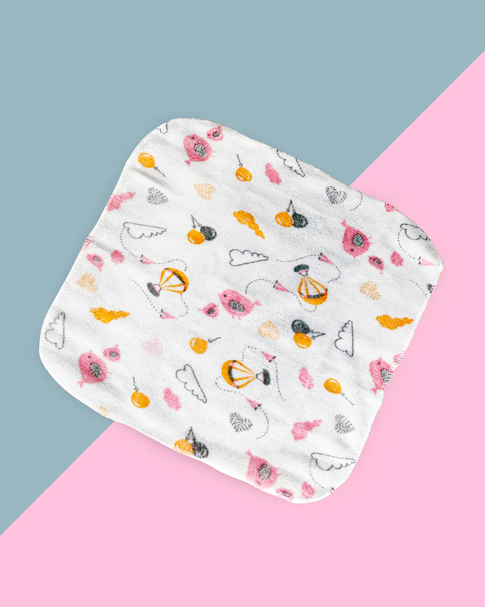 nuluv Printed Baby Napkins-100% Cotton Terry-Pack of 6-For Infant Girls - Image 5